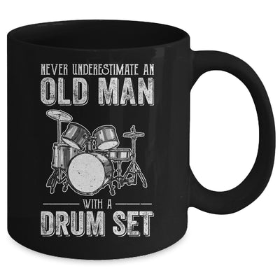 Cool Drummer Art Men Dad Drum Set Player Drum Kit Musician Mug Coffee Mug | Teecentury.com