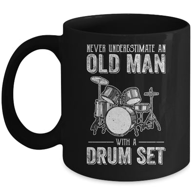 Cool Drummer Art Men Dad Drum Set Player Drum Kit Musician Mug Coffee Mug | Teecentury.com