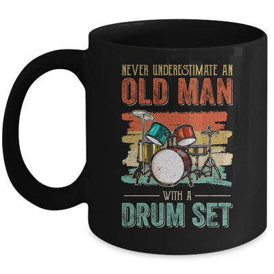 Cool Drummer Dad Art Men Drum Set Player Drum Kit Musician Mug Coffee Mug | Teecentury.com