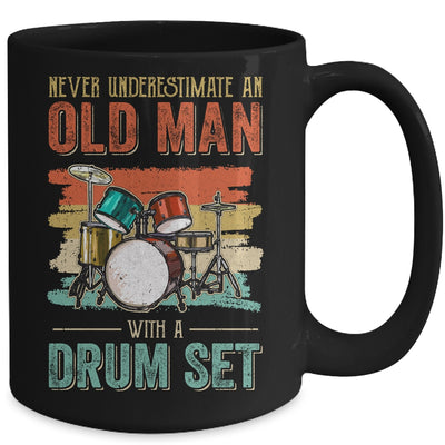 Cool Drummer Dad Art Men Drum Set Player Drum Kit Musician Mug Coffee Mug | Teecentury.com