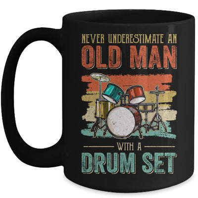 Cool Drummer Dad Art Men Drum Set Player Drum Kit Musician Mug Coffee Mug | Teecentury.com