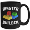 Cool Master Builder Funny Building Blocks Men Women Mug | teecentury