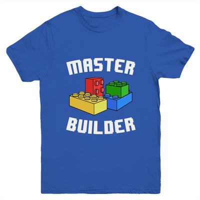 Cool Master Builder Funny Building Blocks Men Women Youth Shirt | teecentury