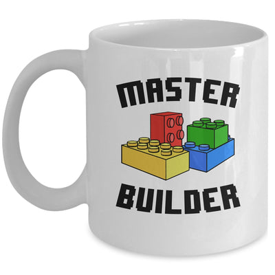 Cool Master Builder Funny Building Blocks Women Men Mug | teecentury