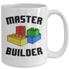 Cool Master Builder Funny Building Blocks Women Men Mug | teecentury