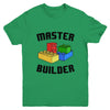 Cool Master Builder Funny Building Blocks Women Men Youth Shirt | teecentury