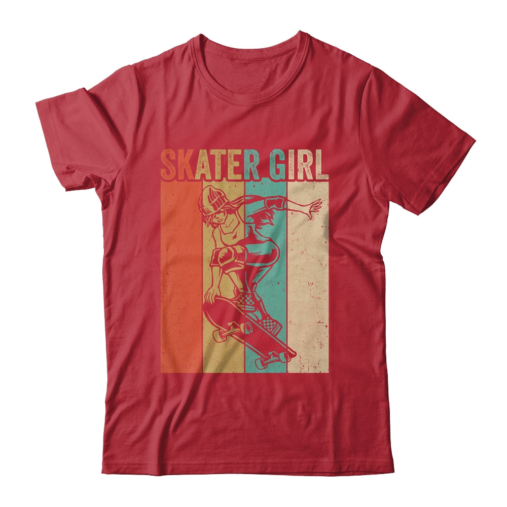 Cool Skater Art Women Girls Skateboarding Skateboard Skating Shirt & Tank Top | teecentury