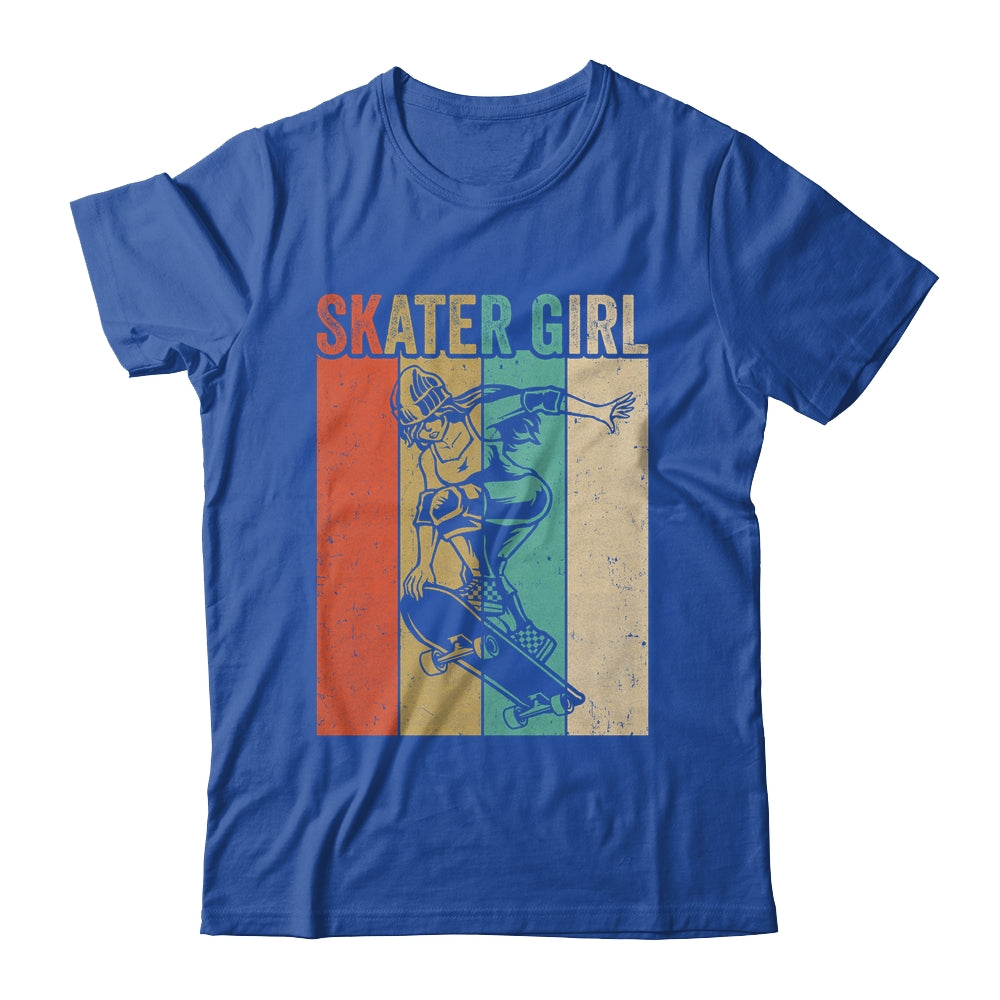 Cool Skater Art Women Girls Skateboarding Skateboard Skating Shirt & Tank Top | teecentury