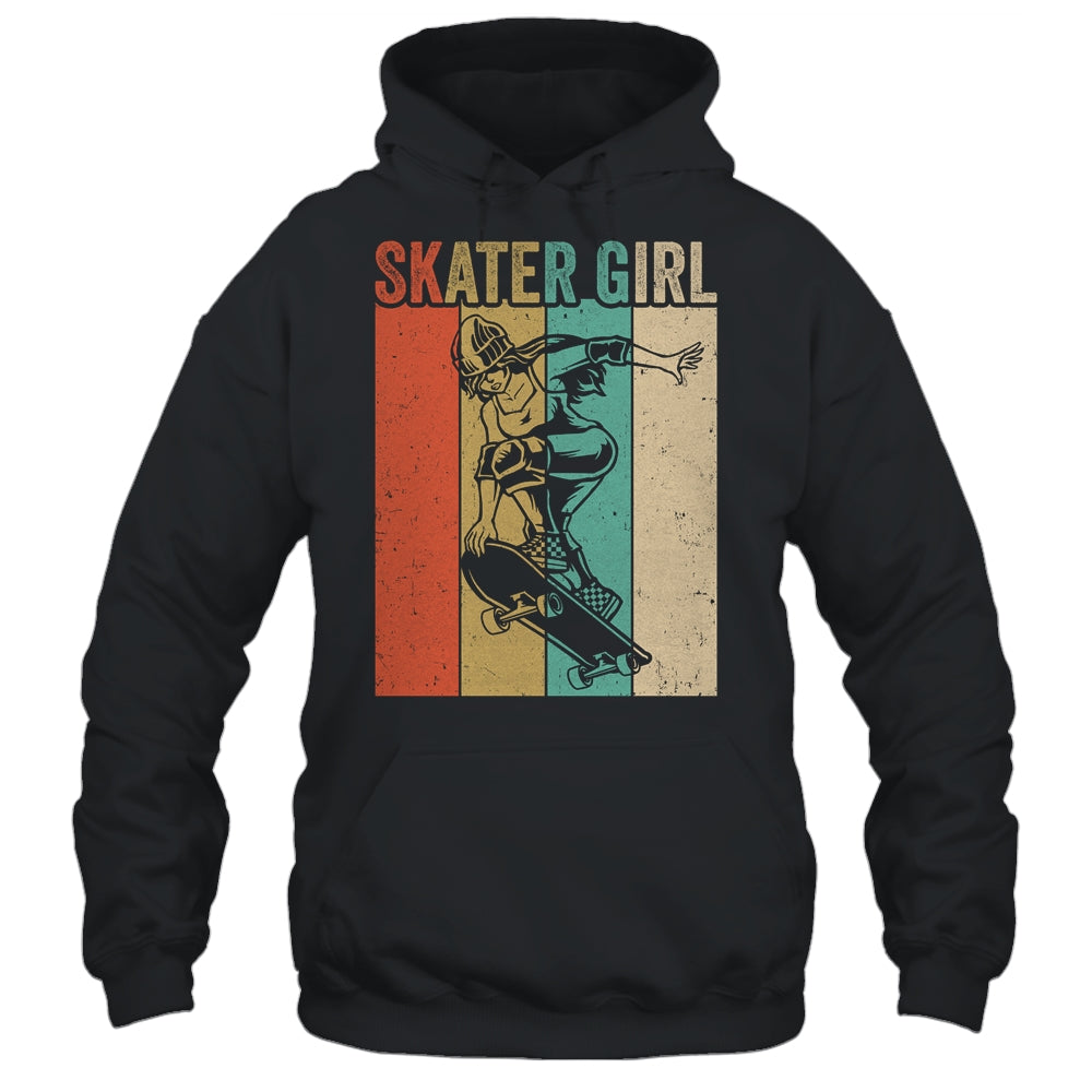 Cool Skater Art Women Girls Skateboarding Skateboard Skating Shirt & Tank Top | teecentury