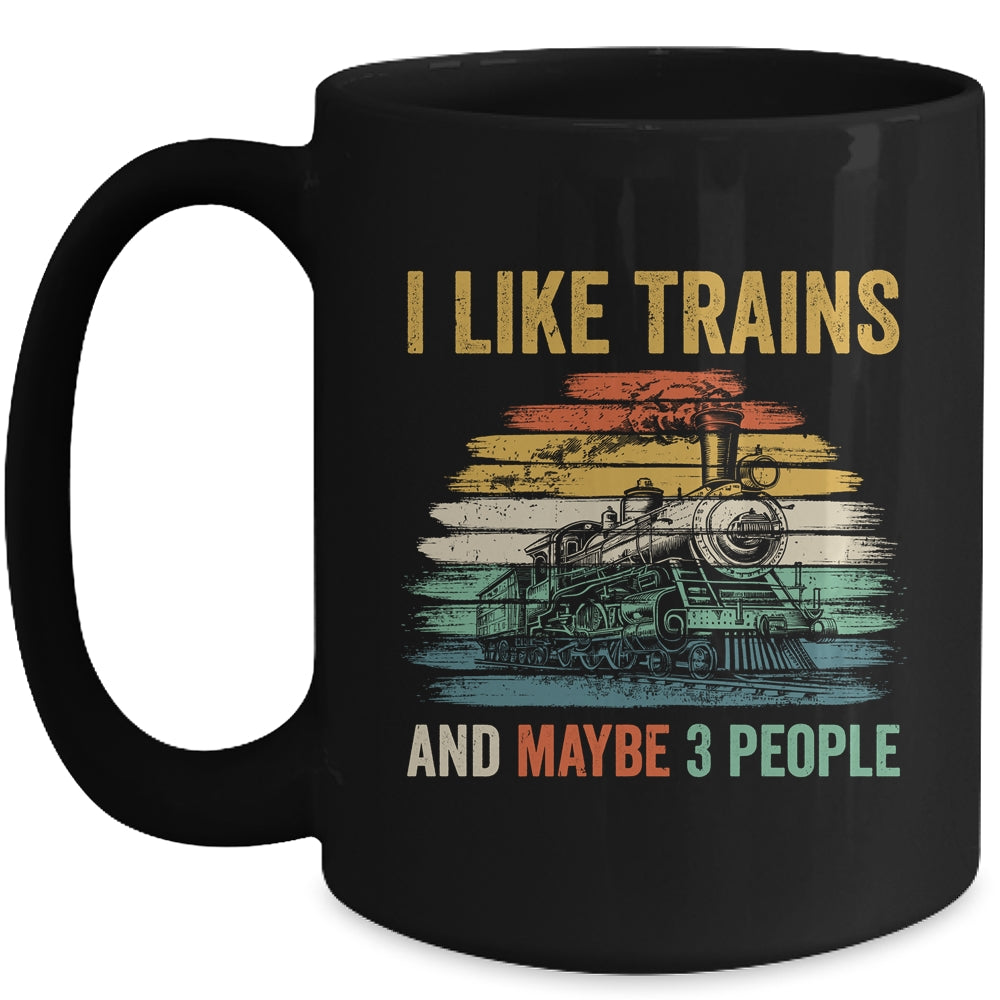 Cool Train Art For Men Women Train Collector Railroad Worker Mug | teecentury