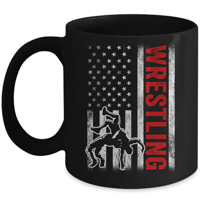 Cool Wrestling Usa Design For Men Women Wrestling Coach Mug | teecentury