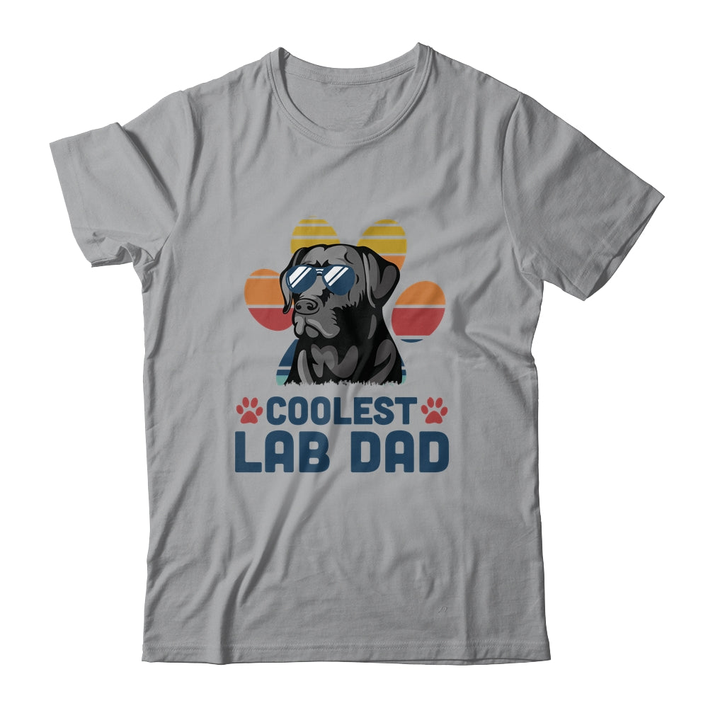 Coolest Lab Dad Chocolate Labrador Dad Fathers T-Shirt & Hoodie | Teecentury.com