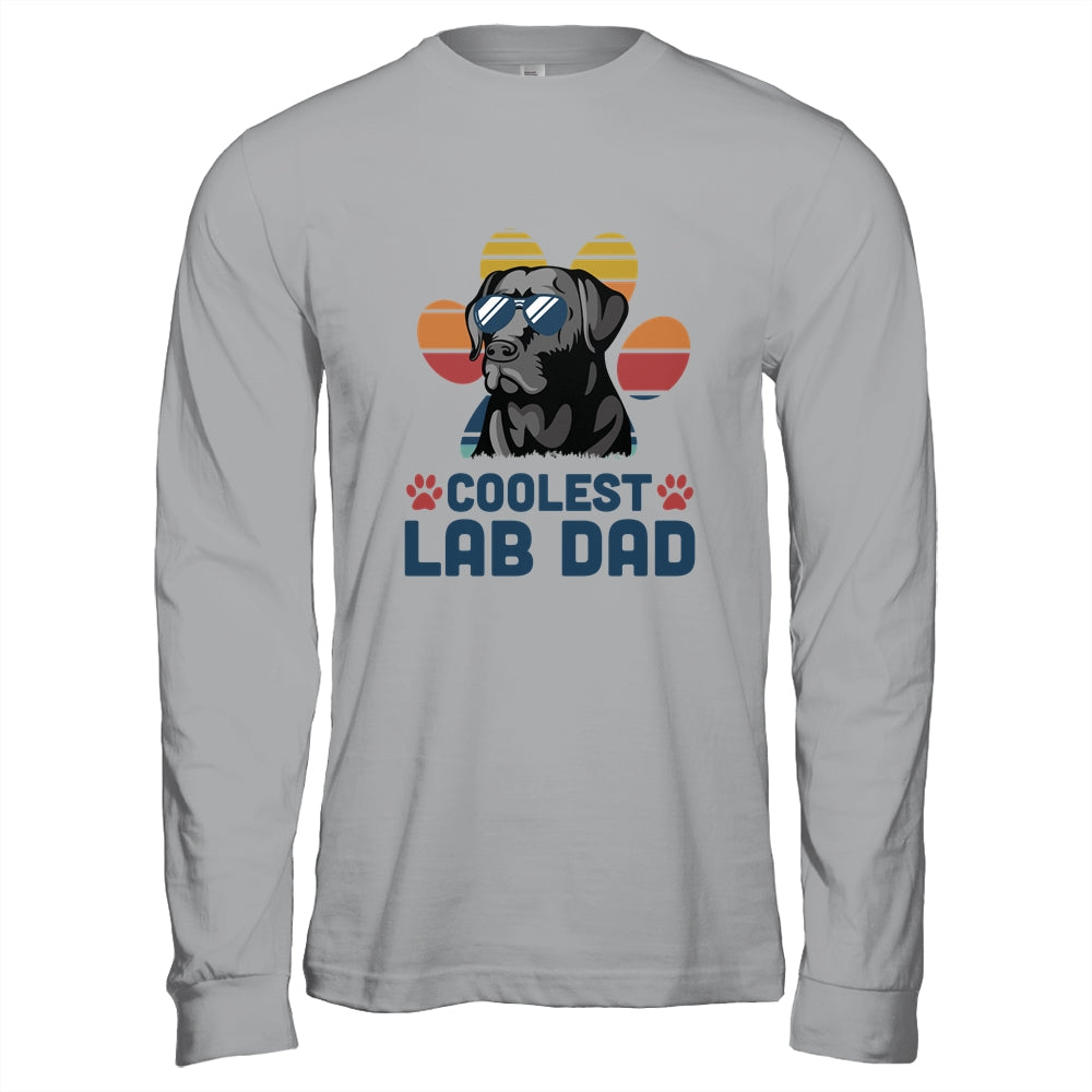 Coolest Lab Dad Chocolate Labrador Dad Fathers T-Shirt & Hoodie | Teecentury.com