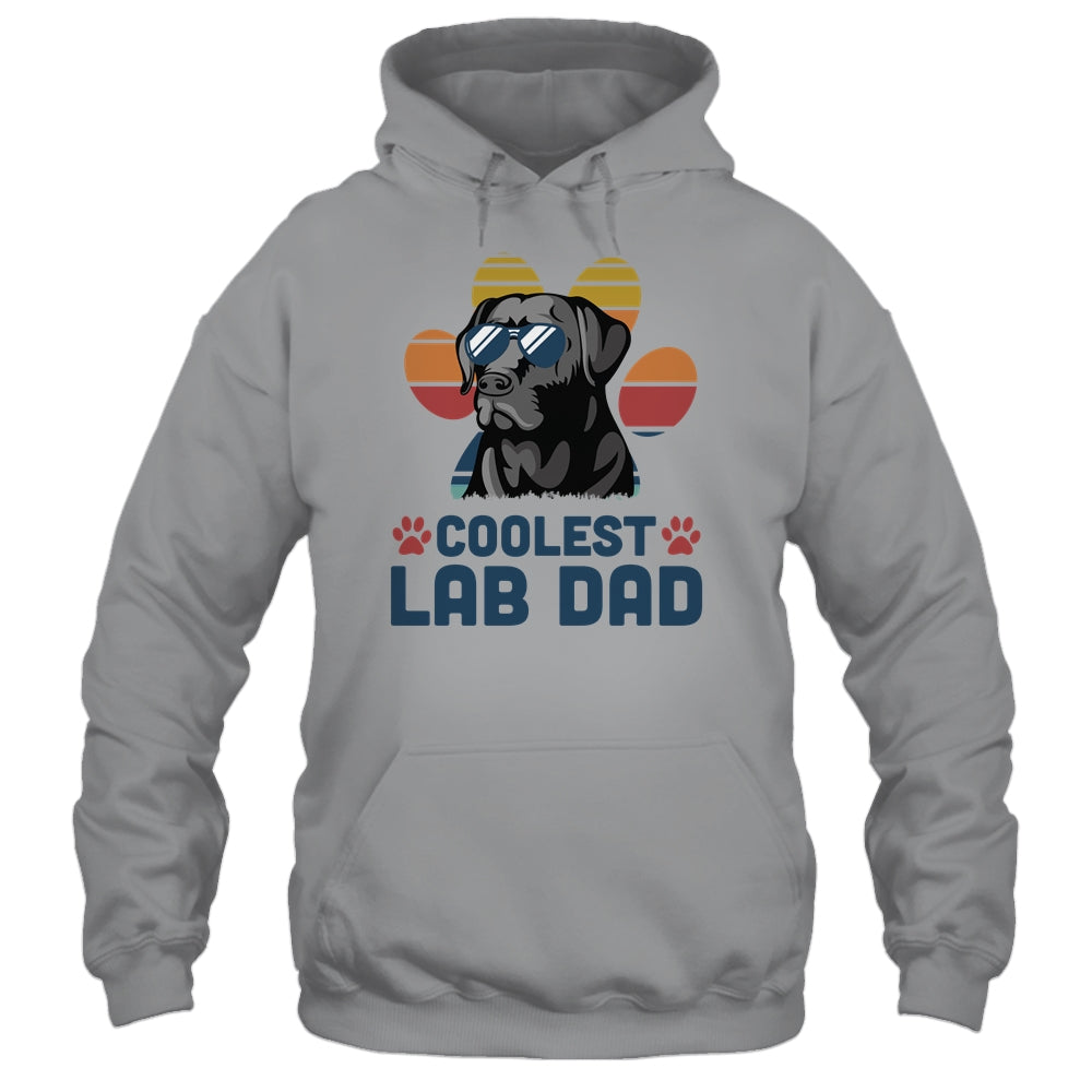 Coolest Lab Dad Chocolate Labrador Dad Fathers T-Shirt & Hoodie | Teecentury.com