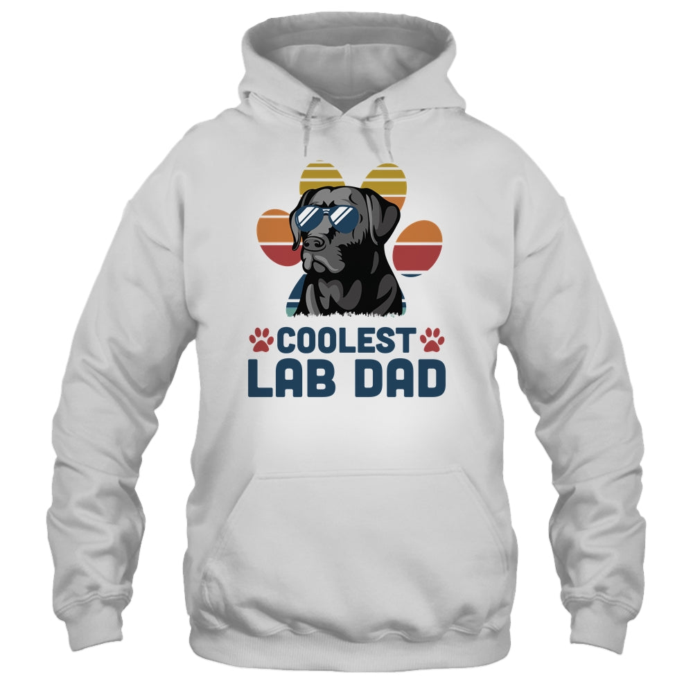 Coolest Lab Dad Chocolate Labrador Dad Fathers T-Shirt & Hoodie | Teecentury.com