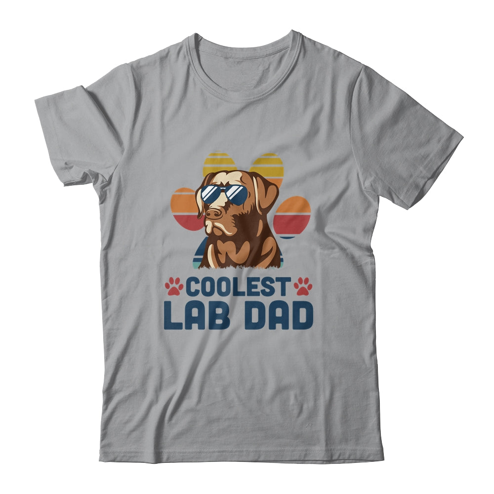 Coolest Lab Dad Labrador Dad Fathers T-Shirt & Hoodie | Teecentury.com