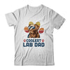 Coolest Lab Dad Labrador Dad Fathers T-Shirt & Hoodie | Teecentury.com