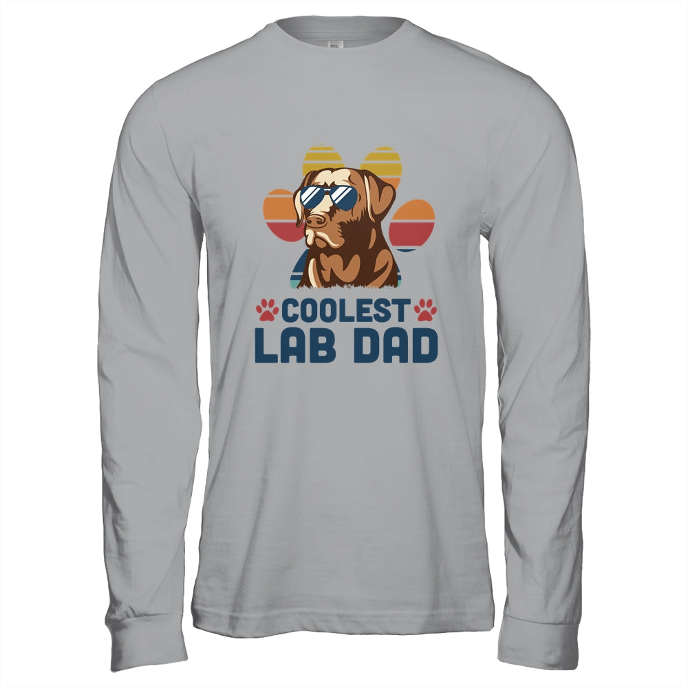 Coolest Lab Dad Labrador Dad Fathers T-Shirt & Hoodie | Teecentury.com