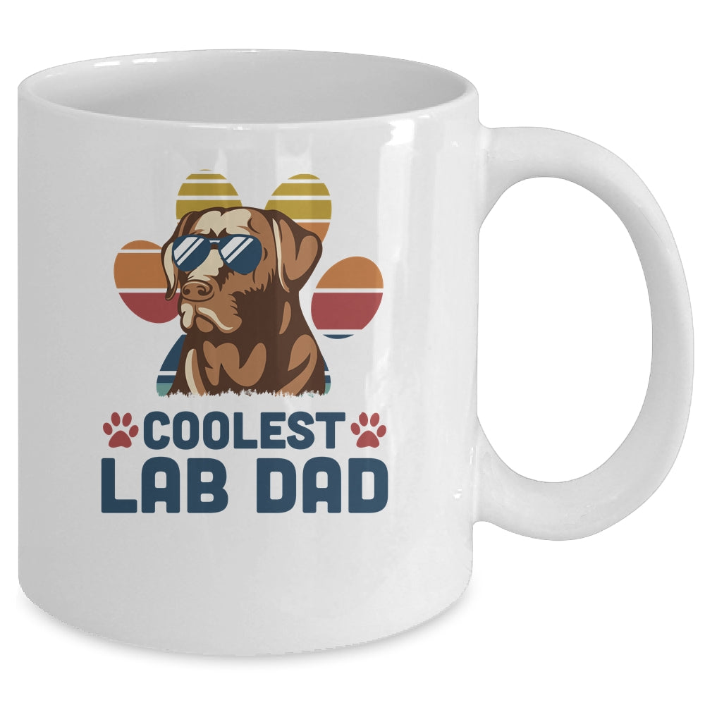 Coolest Lab Dad Labrador Dad Fathers Mug Coffee Mug | Teecentury.com