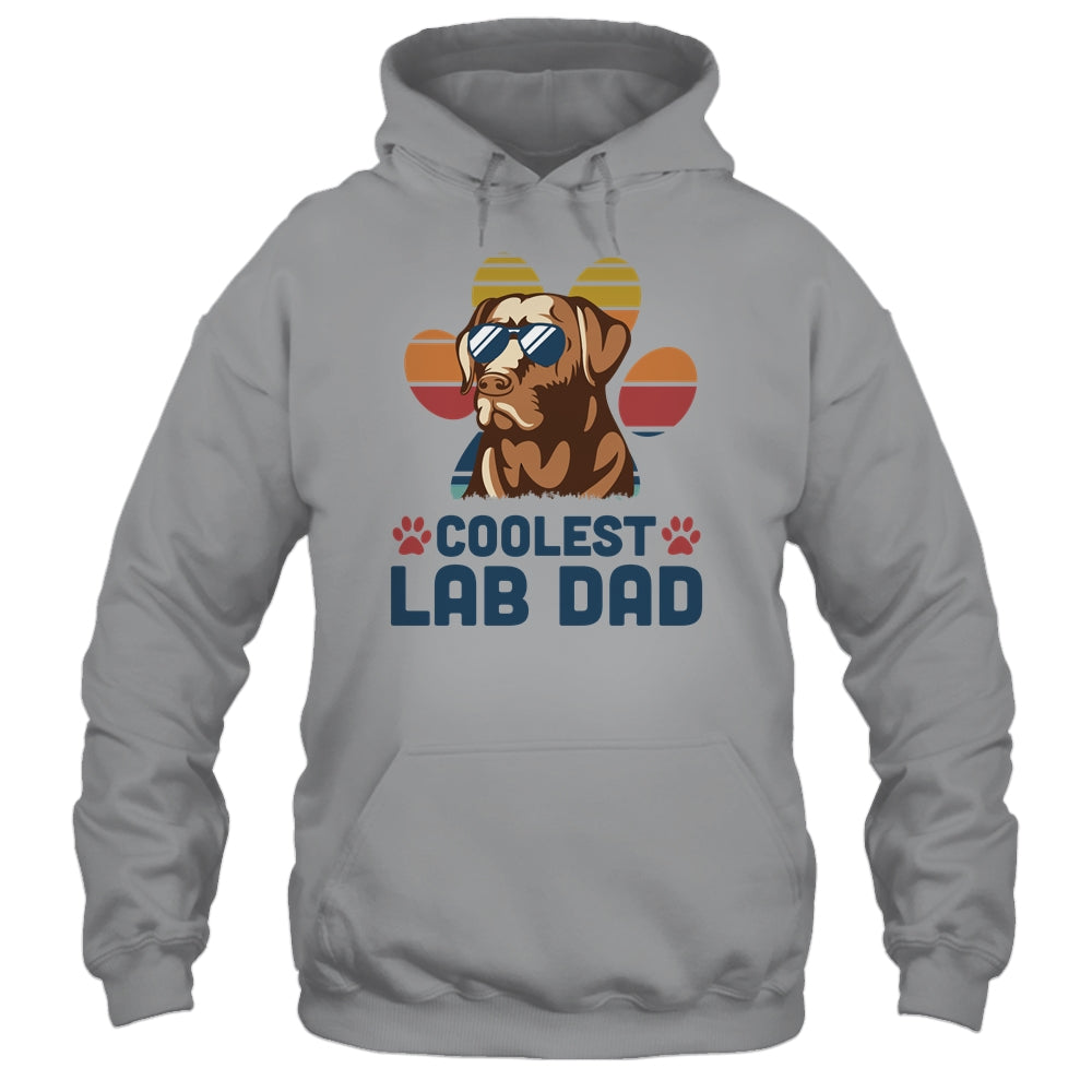 Coolest Lab Dad Labrador Dad Fathers T-Shirt & Hoodie | Teecentury.com