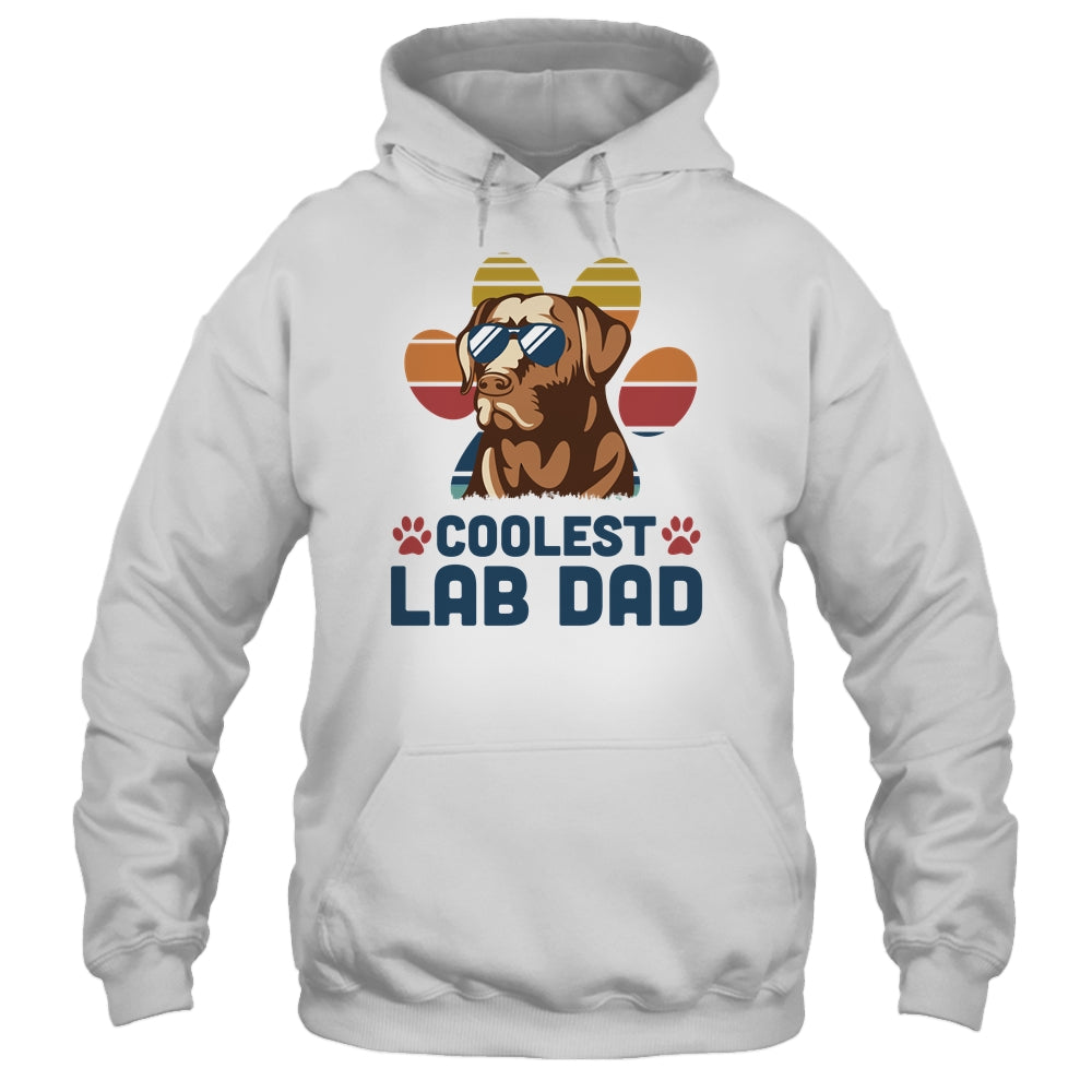 Coolest Lab Dad Labrador Dad Fathers T-Shirt & Hoodie | Teecentury.com