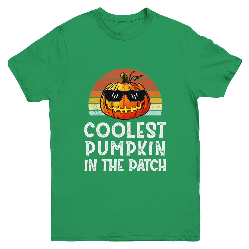 Coolest Pumpkin In The Patch Boys Halloween Kids Youth Youth Shirt | Teecentury.com