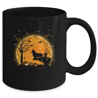 Corgi Dog And Moon Funny Halloween Costume Gift Mug Coffee Mug | Teecentury.com
