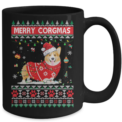 Corgi Dog Merry Corgmas Santa Corgi Ugly Christmas Xmas Mug Coffee Mug | Teecentury.com