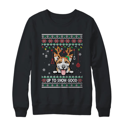 Corgi Dog Reindeer Ugly Christmas Xmas T-Shirt & Sweatshirt | Teecentury.com