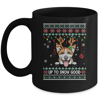 Corgi Dog Reindeer Ugly Christmas Xmas Mug Coffee Mug | Teecentury.com