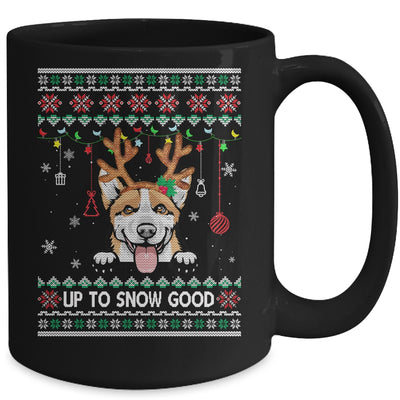 Corgi Dog Reindeer Ugly Christmas Xmas Mug Coffee Mug | Teecentury.com