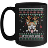 Corgi Dog Reindeer Ugly Christmas Xmas Mug Coffee Mug | Teecentury.com