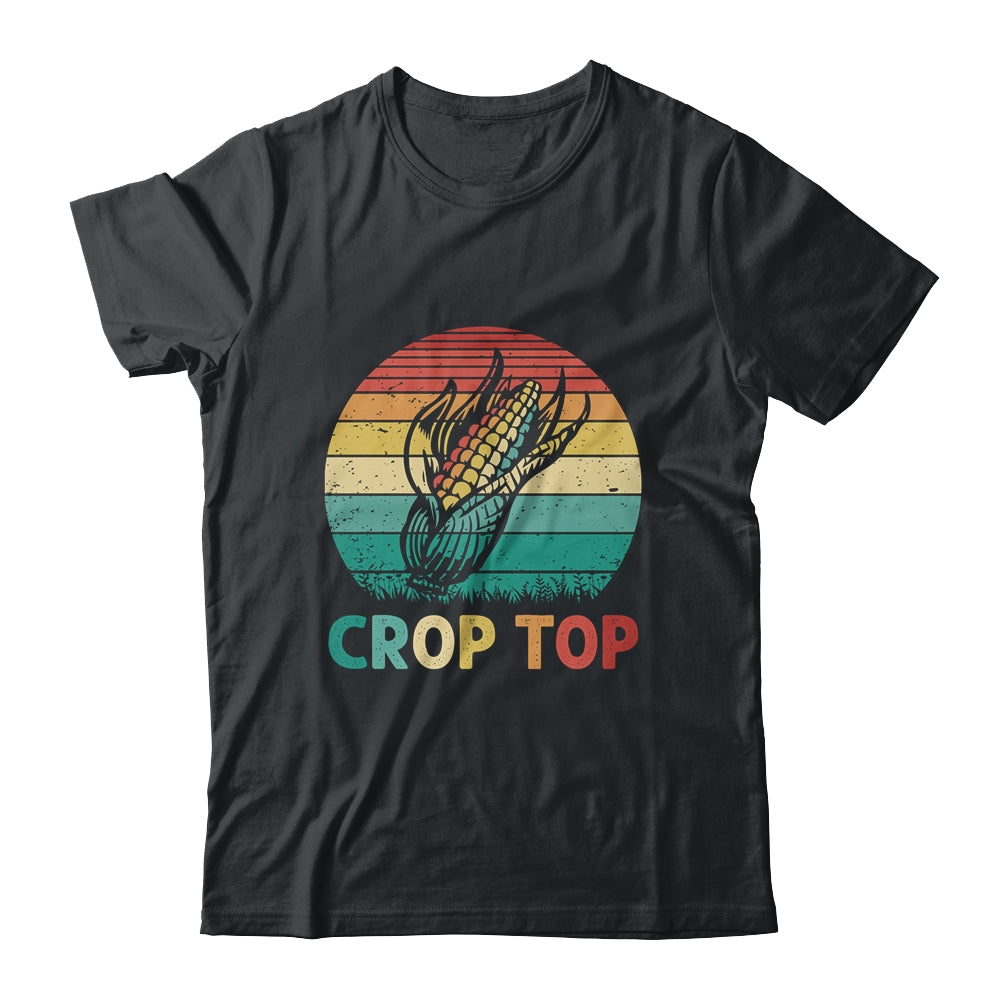 Corn Crop Top Funny Farmer Farming Corn Lover Summer Retro Shirt & Tank Top | teecentury