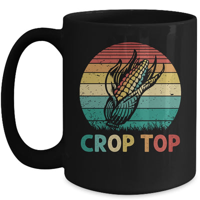 Corn Crop Top Funny Farmer Farming Corn Lover Summer Retro Mug | teecentury