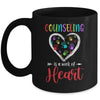 Counseling Heart School Counselor Office Appreciation Mug Coffee Mug | Teecentury.com