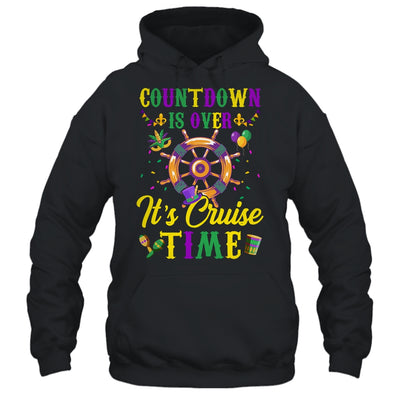 Countdown Is Over Its Cruise Time Funny Cruise Mardi Gras Shirt & Tank Top | teecentury