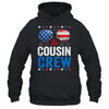 Cousin Crew 4th Of July Patriotic American Family Matching T-Shirt & Tank Top | Teecentury.com