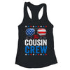 Cousin Crew 4th Of July Patriotic American Family Matching T-Shirt & Tank Top | Teecentury.com
