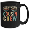 Cousin Crew Family Vacation Summer Vacation Beach Sunglasses Mug | teecentury