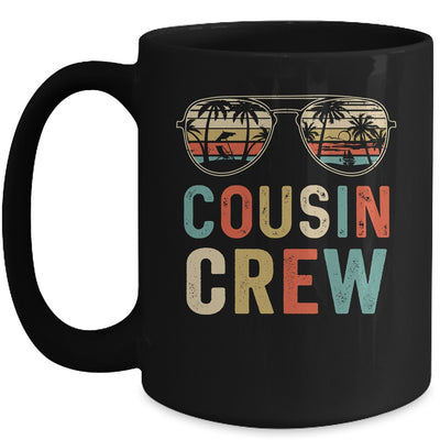 Cousin Crew Family Vacation Summer Vacation Beach Sunglasses Mug | teecentury