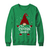 Cousin Gnome Buffalo Plaid Matching Christmas Pajama Gift T-Shirt & Sweatshirt | Teecentury.com