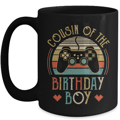 Cousin Of The Birthday Boy Vintage Matching Gamer Birthday Mug Coffee Mug | Teecentury.com
