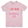 Cousin Of The Birthday Girl Family Donut Birthday Youth Shirt | teecentury