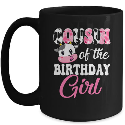 Cousin Of The Birthday Girl Farm Cow 1st Birthday Girl Mug | teecentury