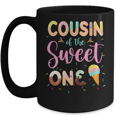 Cousin Of The Sweet One Ice Cream 1st First Birthday Family Mug | teecentury