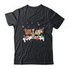Cow Reindeer Santa Hat Christmas Light Funny Cows Lover Xmas Shirt & Sweatshirt | teecentury