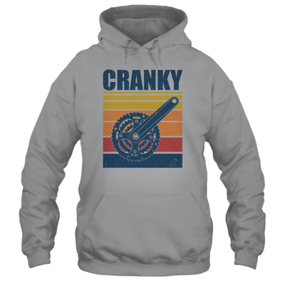 Cranky Vintage Sun Funny Bicycle Lovers Cycling Cranky T-Shirt & Hoodie | Teecentury.com