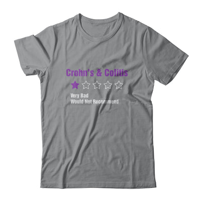 Crohn's And Colitis Awareness Very Bad Would Not Recommend T-Shirt & Hoodie | Teecentury.com