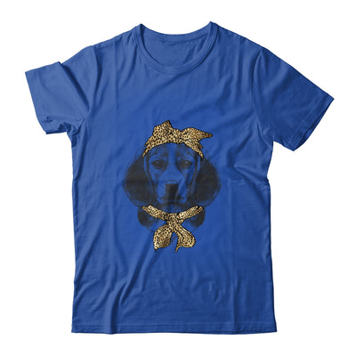 Cute Beagle Mom Leopard Dog Bandana Mother Day Women Girl T-Shirt & Tank Top | Teecentury.com