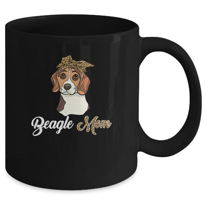 Cute Beagle Mom Leopard Dog Mom Mothers Day Mug Coffee Mug | Teecentury.com